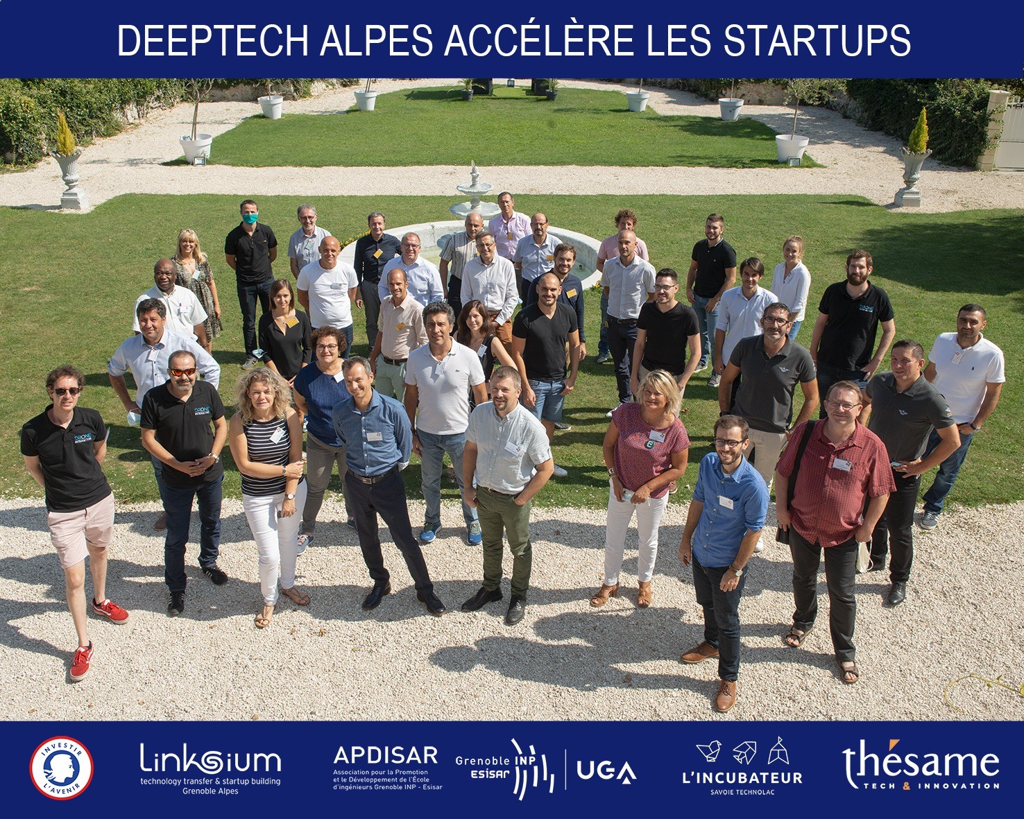 PHOTO_ACCELERATEUR_17092020_groupe_linksium_09_2020 Kick-Off Programme Deeptech Alpes